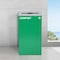 Alpine Industries 87 Gal. 3-Stream Steel Blue Recycling, Green Compost, and Black Commercial Trash Can Station ALP4450-BLK-KIT23 - alternate 6